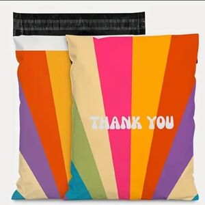Multicolor Office Shipping Supplies poly mailers pack of 9